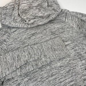 Athleta Hoodie Women's Size Small Gray High Neck Hooded Athleisure Casual
